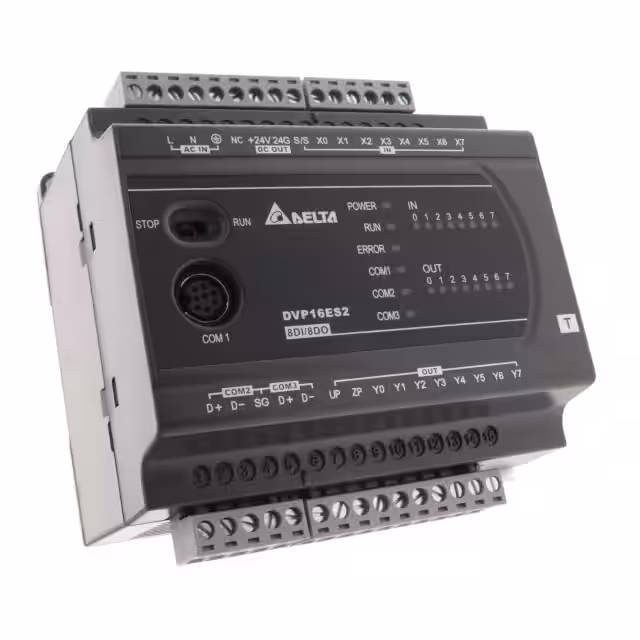 DVP16ES200T Delta Electronics/Industrial Automation Contrôleurs - Programmables (PLC PAC)